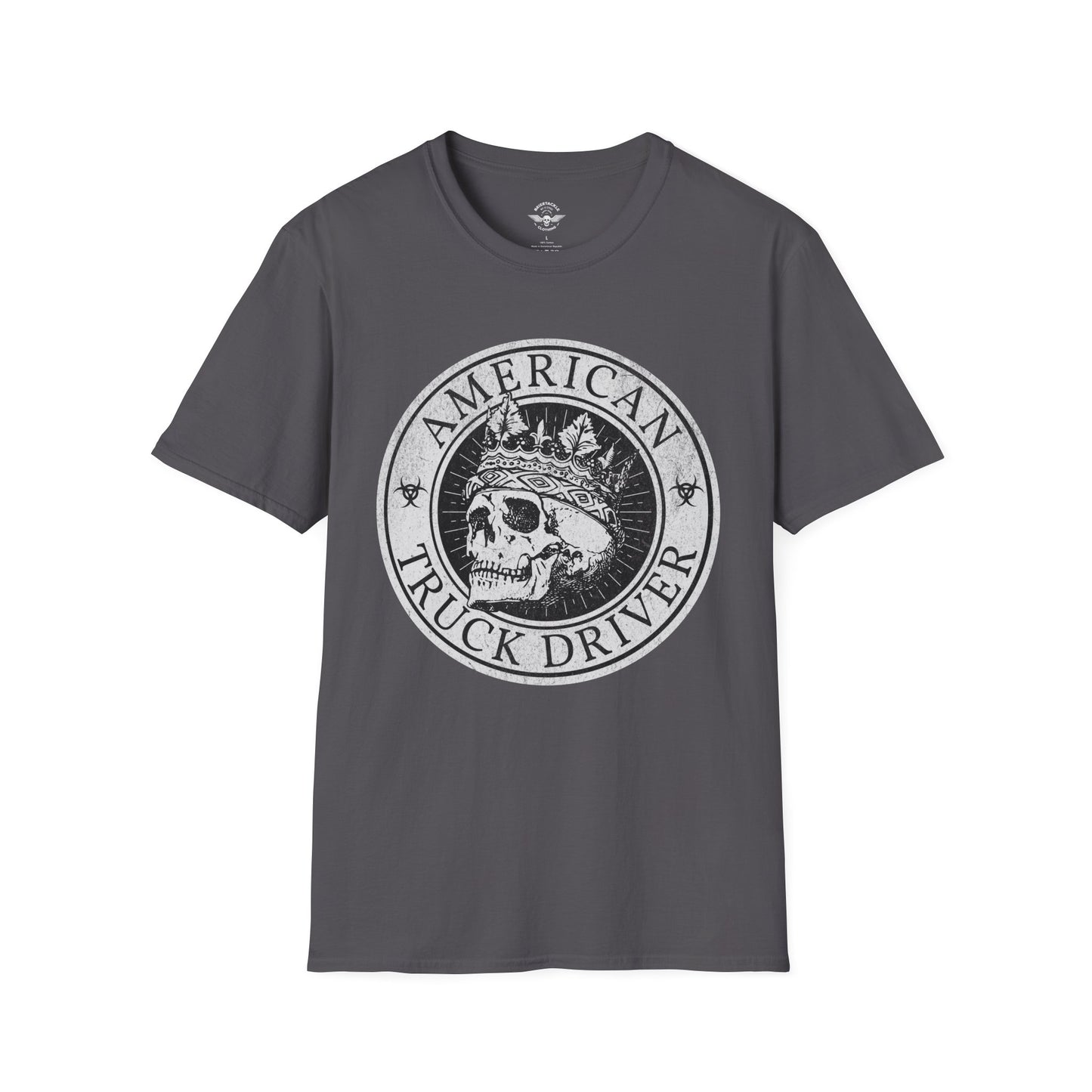 American Truck Driver Skull Shirt