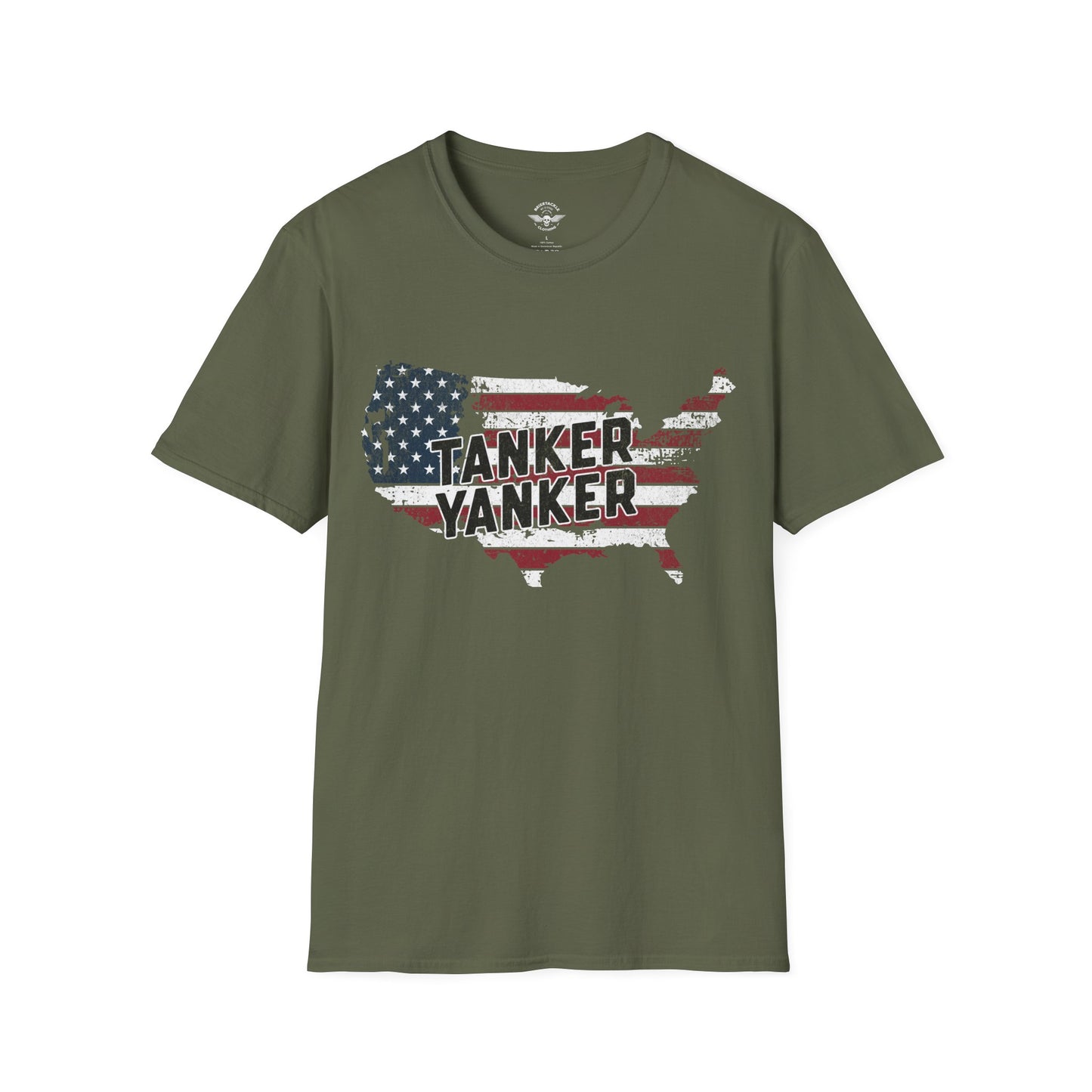 Patriotic Tanker Yanker Truck Driver Shirt