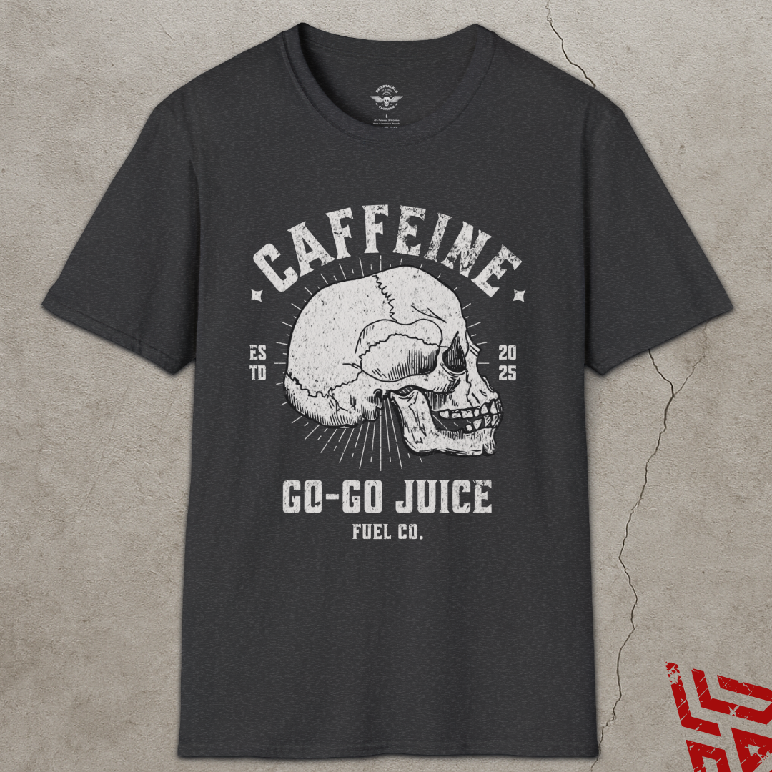 Caffeine Is My GoGo Juice Trucker Shirt