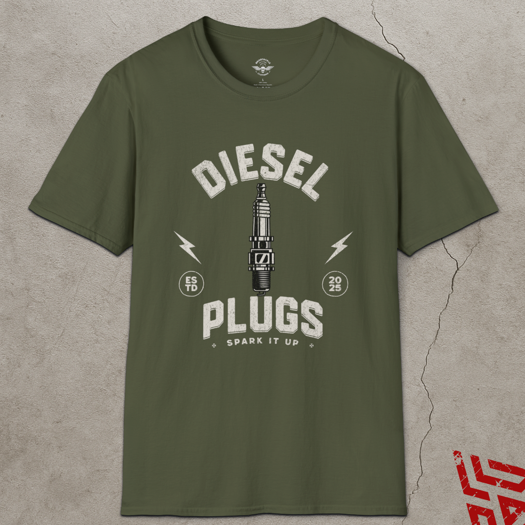 Diesel Spark Plugs Funny Trucker Shirt