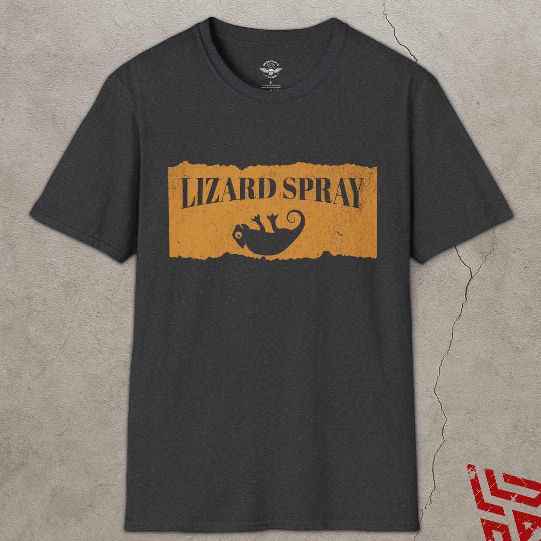 Lizard Spray Funny Trucker T Shirt