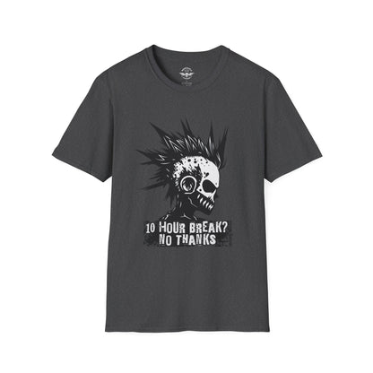 10 Hour Break? No Thanks! Skull Trucker T Shirt