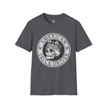 American Truck Driver Skull Shirt