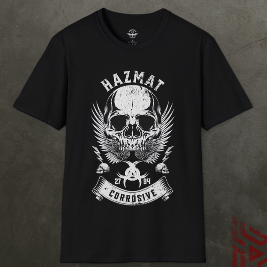 Hazmat Corrosive Trucker T Shirt