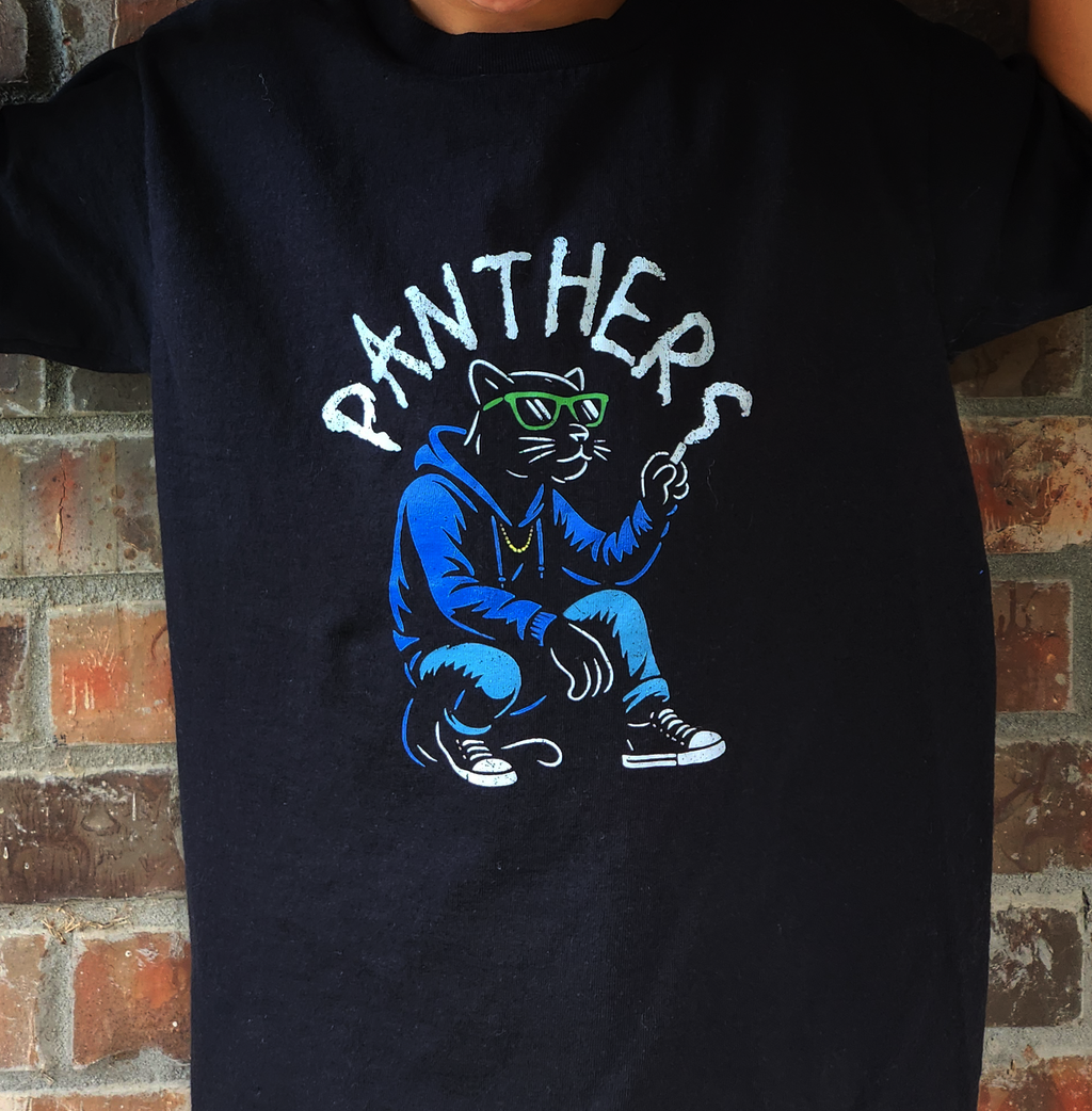 🐾Pre-Order🐾 Panther Spelling Out "PANTHERS" T Shirt