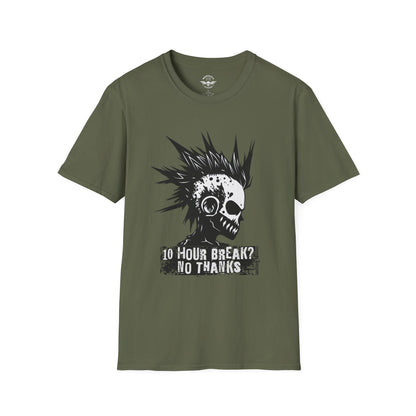 10 Hour Break? No Thanks! Skull Trucker T Shirt