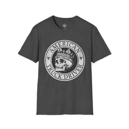 American Truck Driver Skull Shirt