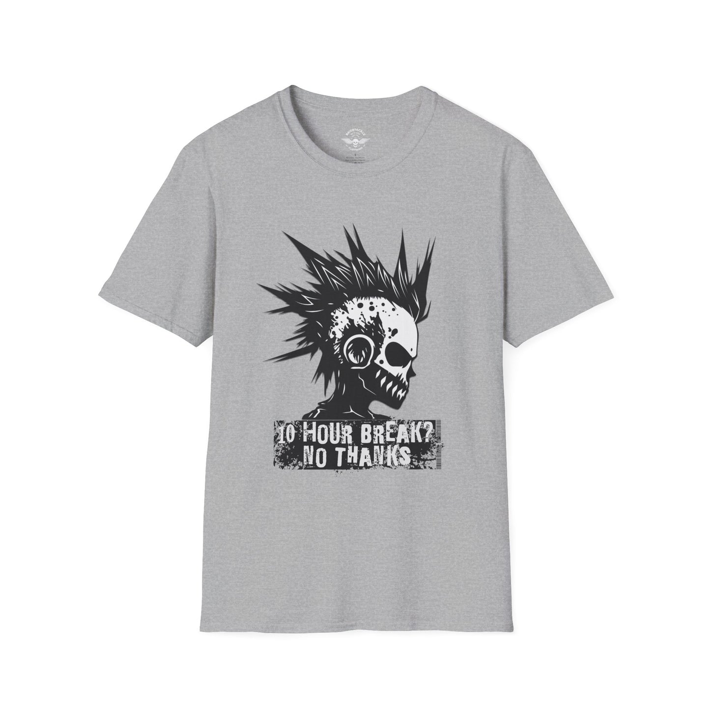 10 Hour Break? No Thanks! Skull Trucker T Shirt