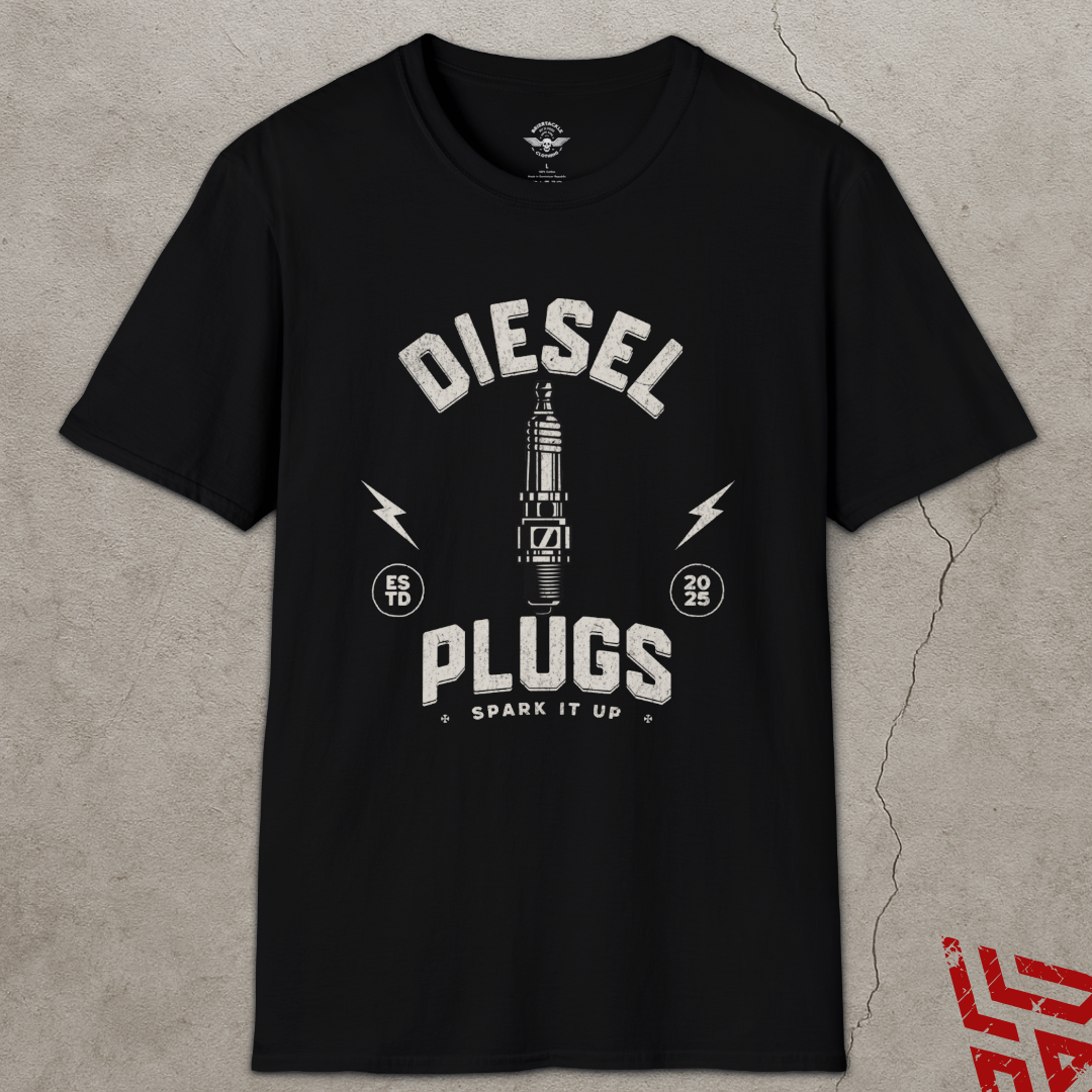 Diesel Spark Plugs Funny Trucker Shirt