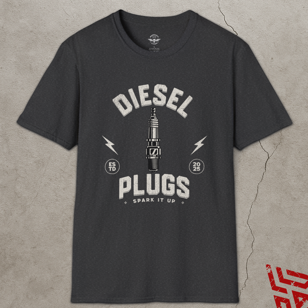 Diesel Spark Plugs Funny Trucker Shirt