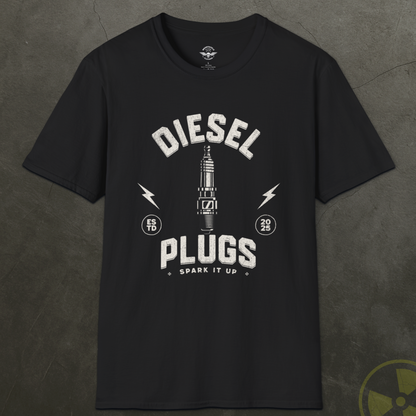 Diesel Spark Plugs Funny Trucker Shirt