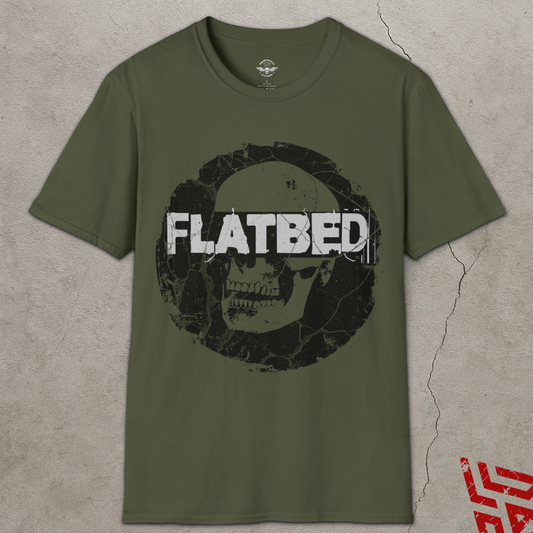 Flatbed Life Skull Trucker Shirt