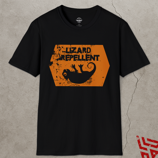 Lizard Repellent Trucker T Shirt