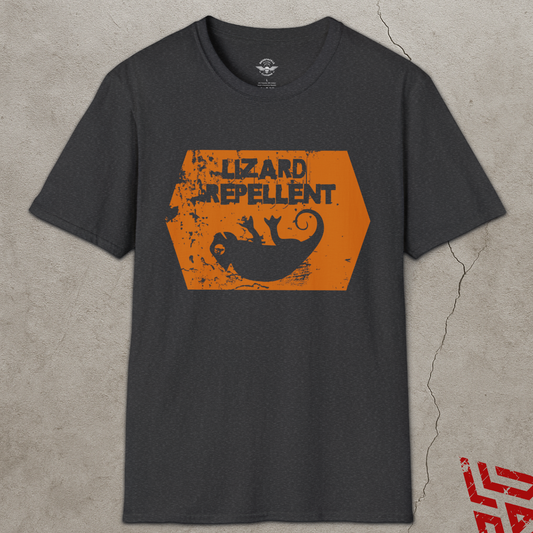 Lizard Repellent Trucker T Shirt