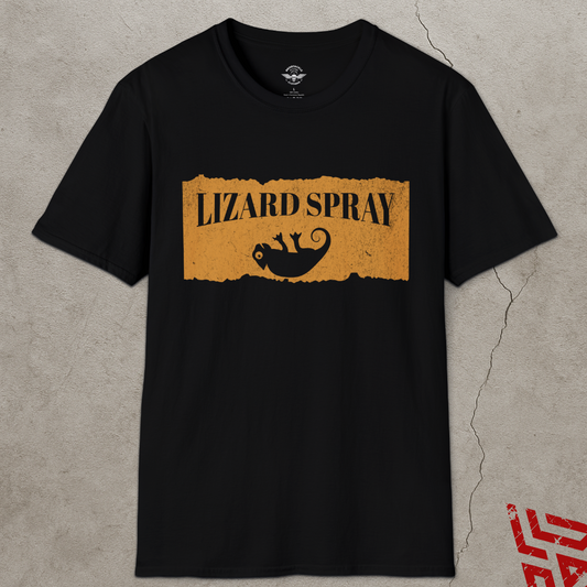 Lizard Spray Funny Trucker T Shirt