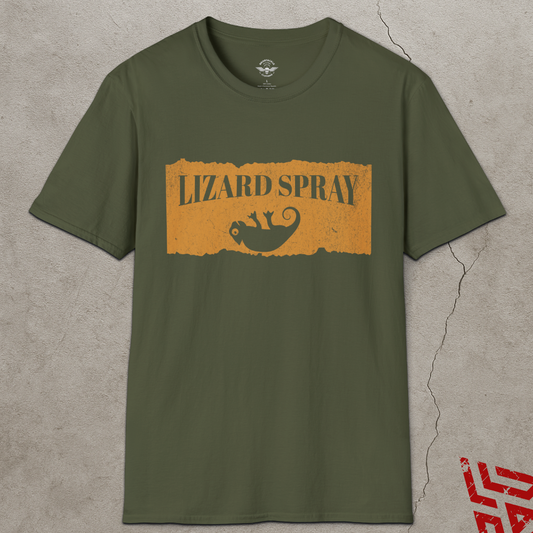 Lizard Spray Funny Trucker T Shirt
