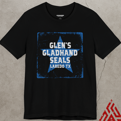 Funny Trucking T-Shirt Glen's Gladhand Seals Laredo