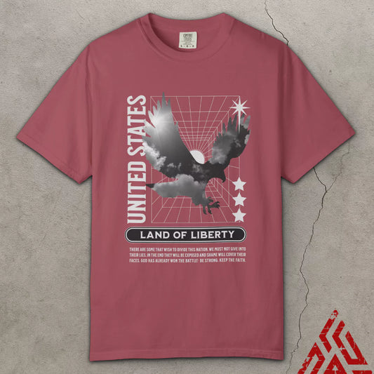 Patriotic Eagle USA Land Of Liberty